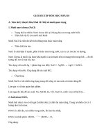 Tải Giải Hóa 9 Bài 10: Một số muối quan trọng - Giải bài tập Hóa 9 bài 10