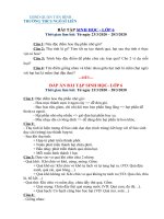 3) - Bài tập ôn nghỉ dịch bệnh môn Sinh lớp 6 có đáp án