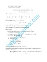 Đề thi môn logic toán dành cho sinh viên ngành tiểu học trường ĐHSP thành phố HCM