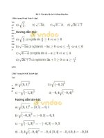 Tải Giải bài tập SGK Toán lớp 9 bài 2: Căn thức bậc hai và hằng đẳng thức - Giải bài tập SGK Toán lớp 9 trang 10, 11, 12 SGK