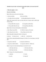 Tải Đề kiểm tra học kì 2 lớp 7 môn Vật lý trường THCS Mỹ Đức, An Lão năm học 2017 - 2018 - Đề thi hk II môn Vật lý lớp 7 có đáp án