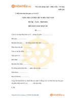 Tải Mẫu biên bản bàn giao xe - HoaTieu.vn