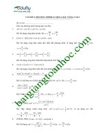 Vấn đề 4: Phương trình lượng giác nâng cao lớp 11