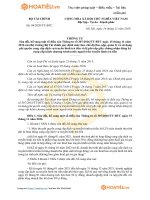 TT-BTC về phí quyền cung cấp dịch vụ truyền hình trả tiền - HoaTieu.vn