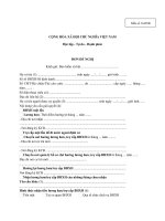 Tải Mẫu 14-HSB: Đơn đề nghị hưởng trợ cấp BHXH một lần - HoaTieu.vn