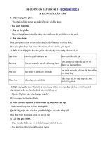 Tải Đề cương ôn tập học kì 2 lớp 6 môn Sinh học năm 2019 - 2020 - Nội dung ôn thi học kì 2 môn Sinh học lớp 6