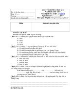 Tải Đề thi học kì 2 môn Lịch sử - Địa lý lớp 4 năm 2019 - Đề kiểm tra học kì 2 môn Sử - Địa lớp 4 có bảng ma trận đề thi