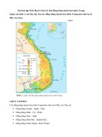 Tải Giải bài tập SGK Địa lí 4 bài 24: Dải đồng bằng duyên hải miền Trung - Hướng dẫn giải bài tập môn Địa lý lớp 4