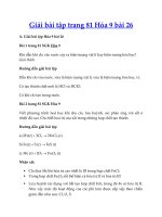 Tải Giải Hóa 9 Bài 26: Clo - Giải bài tập hóa 9 bài 26