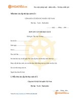 Tải Mẫu đơn xin cấp thẻ đọc sách - HoaTieu.vn