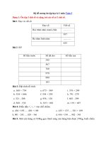 Tải Đề cương ôn tập học kì 1 môn Toán lớp 3 - Tài liệu ôn thi học kì 1 môn Toán lớp 3