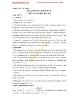 Đề cương ôn tập môn toán học kỳ 2 lớp 12  trường THPT Chu Văn An -Hà Nội năm 2013