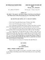 TT-BTTTT quy định về việc quản lý, vận hành, sử dụng và bảo đảm an toàn thông tin trên mạng truyền số liệu chuyên dùng - HoaTieu.vn