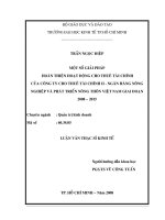 (Luận văn thạc sĩ) một số giải pháp hoàn thiện hoạt động cho thuê tài chính của công ty cho thuê tài chính II   ngân hàng nông ngiệp và phát triển nông thôn việt nam giai đoạn 2008 2015 