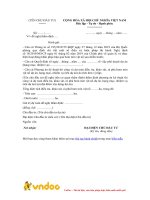 Tải Mẫu đề nghị thẩm định phương án kỹ thuật thi công và dự toán - HoaTieu.vn