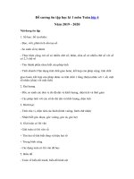 Tải Đề cương ôn tập học kì 1 môn Toán lớp 4 năm 2020 - Nội dung ôn thi học kì 1 lớp 4 môn Toán