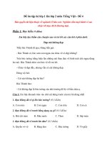 Tải Phiếu bài tập ôn hè lớp 1 lên lớp 2 năm 2020 môn Tiếng Việt - Đề 4 - Bài tập hè lớp 1 lên lớp 2 môn Tiếng Việt có đáp án