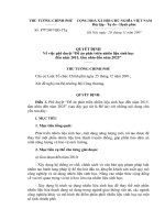 quyết địnhvề việc phê duyệt “đề án phát triển nhiên liệu sinh học đến năm 2015 tầm nhìn đến năm 2025”