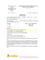 Tải Mẫu thông báo thụ lý tố cáo - HoaTieu.vn