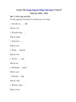 Tải Đề luyện thi Trạng Nguyên Tiếng Việt lớp 5 Vòng 15 năm học 2020 - 2021 - Thi Trạng Nguyên Tiếng Việt năm 2020 có đáp án