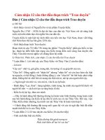 Tải Cảm nhận 12 câu thơ đầu đoạn trích 