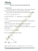 Bài giảng số 3: Hệ thức lượng trong tam giác không vuông