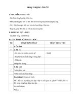 Tải Giáo án Tự nhiên xã hội 1 bài 16: Hoạt động ở lớp - Giáo án Tự nhiên xã hội 1