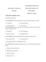 Tải Đề kiểm tra 1 tiết học kì 2 môn Lịch sử lớp 8 trường THCS Nguyễn Huệ, Đăk Lăk năm hoc 2016 - 2017 - Đề kiểm tra giữa học kì 2 môn Lịch sử lớp 8 có đáp án