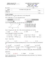 Tải Đề thi cuối học kì 2 lớp 4 môn Toán năm 2019 - 2020 - Đề 2 - Đề thi lớp 4 cuối kì 2 môn Toán Có đáp án