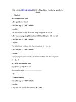 Tải Giải bài tập VBT Vật lý lớp 8 bài 11: Thực hành: Nghiệm lại lực đẩy Ác-si-mét - Giải VBT Vật Lí 8 Bài 11