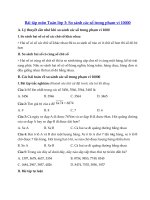 Tải Bài tập nâng cao Toán lớp 3: So sánh các số trong phạm vi 10000 - Bài tập ôn tập các số có bốn chữ số