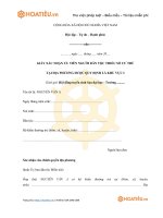 Tải Mẫu đơn xin xác nhận dân tộc thiểu số - HoaTieu.vn