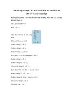 Tải Toán lớp 4 trang 82, 83: Chia cho số có hai chữ số (tiếp theo) - Giải bài tập Toán lớp 4