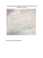 Tải Đề thi thử vào lớp 10 môn Toán trường THCS Trần Phú, Thanh Hóa năm học 2018 - 2019 (vòng 1) - Đề thi vào lớp 10 môn Toán năm 2019