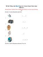 Tải Đề thi Tiếng Anh lớp 3 học kì 1 i-learn Smart Start năm 2020 số 1 - Đề kiểm tra học kỳ 1 lớp 3 môn Anh có đáp án