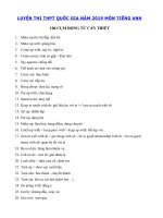 Tải 100 Cụm động từ Tiếng Anh quan trọng cần học cho kỳ thi THPT Quốc gia 2020 - 100 Phrasal verbs thường gặp trong đề thi THPT Quốc Gia