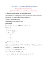 Tải Toán 8 Bài 12: Chia đa thức một biến đã sắp xếp - Lý thuyết, bài tập chia đa thức một biến đã sắp xếp