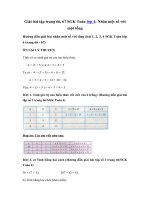 Tải Toán lớp 4 trang 66, 67: Nhân một số với một tổng - Giải bài tập Toán lớp 4