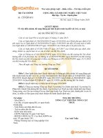 QĐ-BTC điều chỉnh Bảng giá tính lệ phí trước bạ ô tô, xe máy - HoaTieu.vn