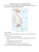 Tải Giải bài tập SGK Địa lí 5 bài 13: Công nghiệp (Tiếp theo) - Hướng dẫn giải bài tập môn Địa lý lớp 5