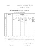 Tải Mẫu bảng tổng hợp danh mục tài sản đề nghị xử lý - HoaTieu.vn