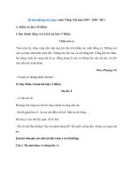 Tải Đề thi cuối học kì 2 lớp 1 môn Tiếng Việt năm 2019 - 2020 - Đề 3 - Đề thi Tiếng Việt lớp 1 học kỳ 2 có đáp án
