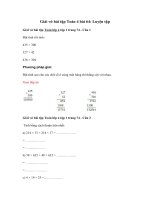 Tải Giải vở bài tập Toán 4 bài 64: Luyện tập - Giải vở bài tập Toán 4 tập 1