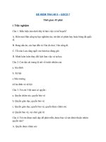 Tải Đề thi GDCD 7 học kì 2 có đáp án năm học 2019 - 2020 - Đề 1 - Đề thi học kì 2 lớp 7 môn GDCD có đáp án năm 2020