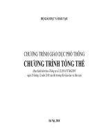 Tải Chương trình giáo dục phổ thông tổng thể 2018 - HoaTieu.vn