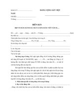 Tải Biên bản họp tổ đảng đánh giá chất lượng đảng viên cuối năm - HoaTieu.vn