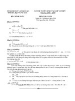 Tải Đề thi tuyển sinh vào lớp 10 THPT môn Toán Sở GD&ĐT Bà Rịa - Vũng Tàu năm 2016 - 2017 - Đề thi vào lớp 10 môn Toán có đáp án