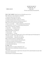 Tải Đề thi học kì 2 môn Vật lý lớp 7 năm học 2016 - 2017 có đáp án - Đề thi môn Vật lý lớp 7 có đáp án