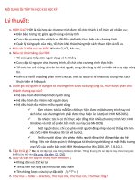 nội dung ôn tập hk1 môn tin học năm học 20172018  thpt nguyễn du