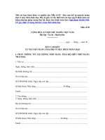 Tải Bản cam kết tự nguyện mang thai hộ vì mục đích nhân đạo - Mẫu số 05 - HoaTieu.vn